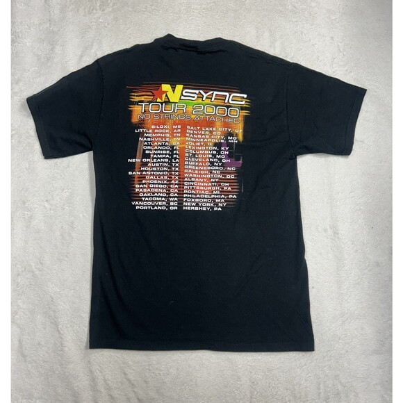 Vintage Y2K NSync Tour T-shirt No Strings Attached Winterland Justin Timberlake - Picture 8 of 8